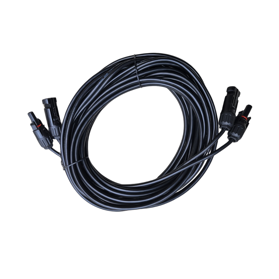 30' 10AWG MC4 Dual Extension Cable
