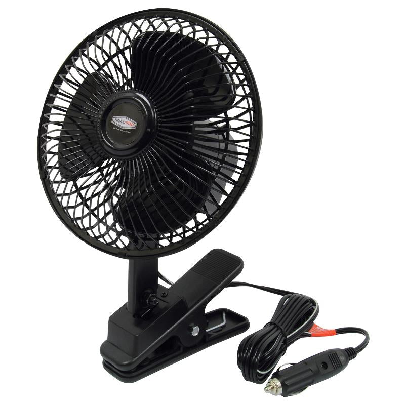 12V Quick Clip Oscillating Fan